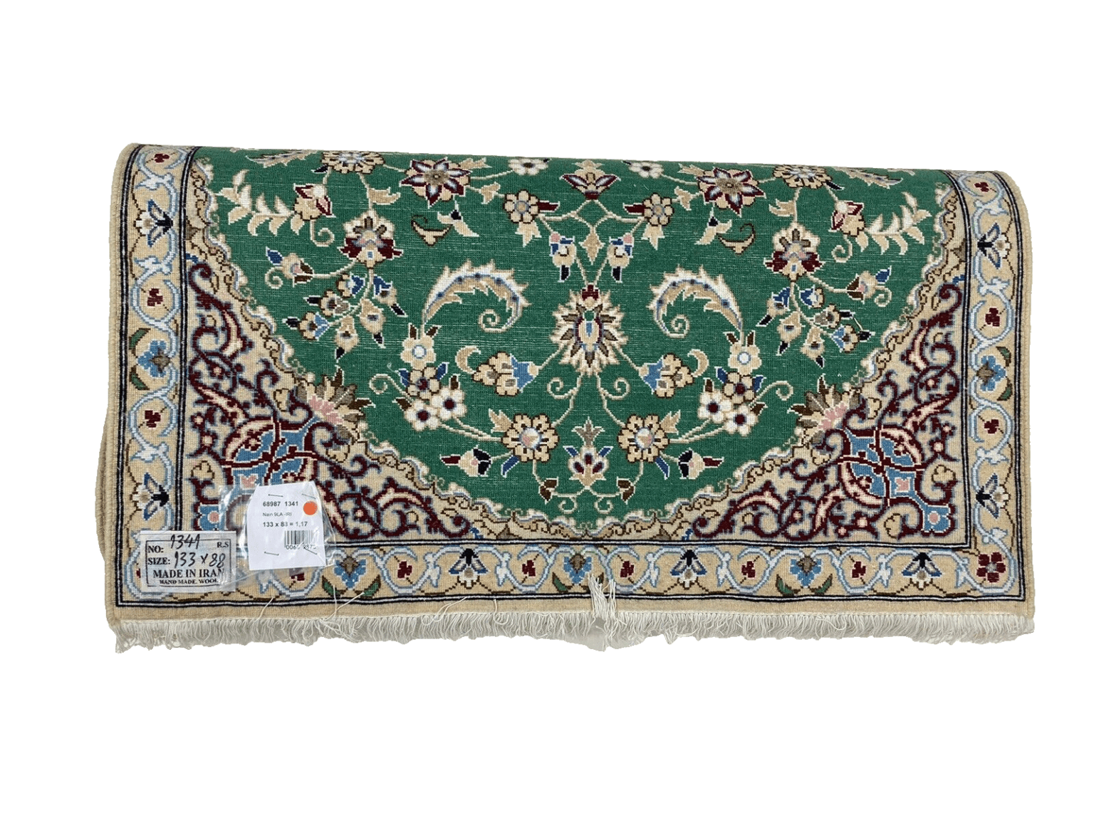 Persian Rug Nain 133 x 88 cm Wool Hand-knotted