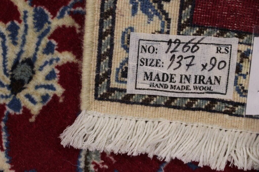Persian Rug Nain 137 x 90 cm Wool Hand-knotted