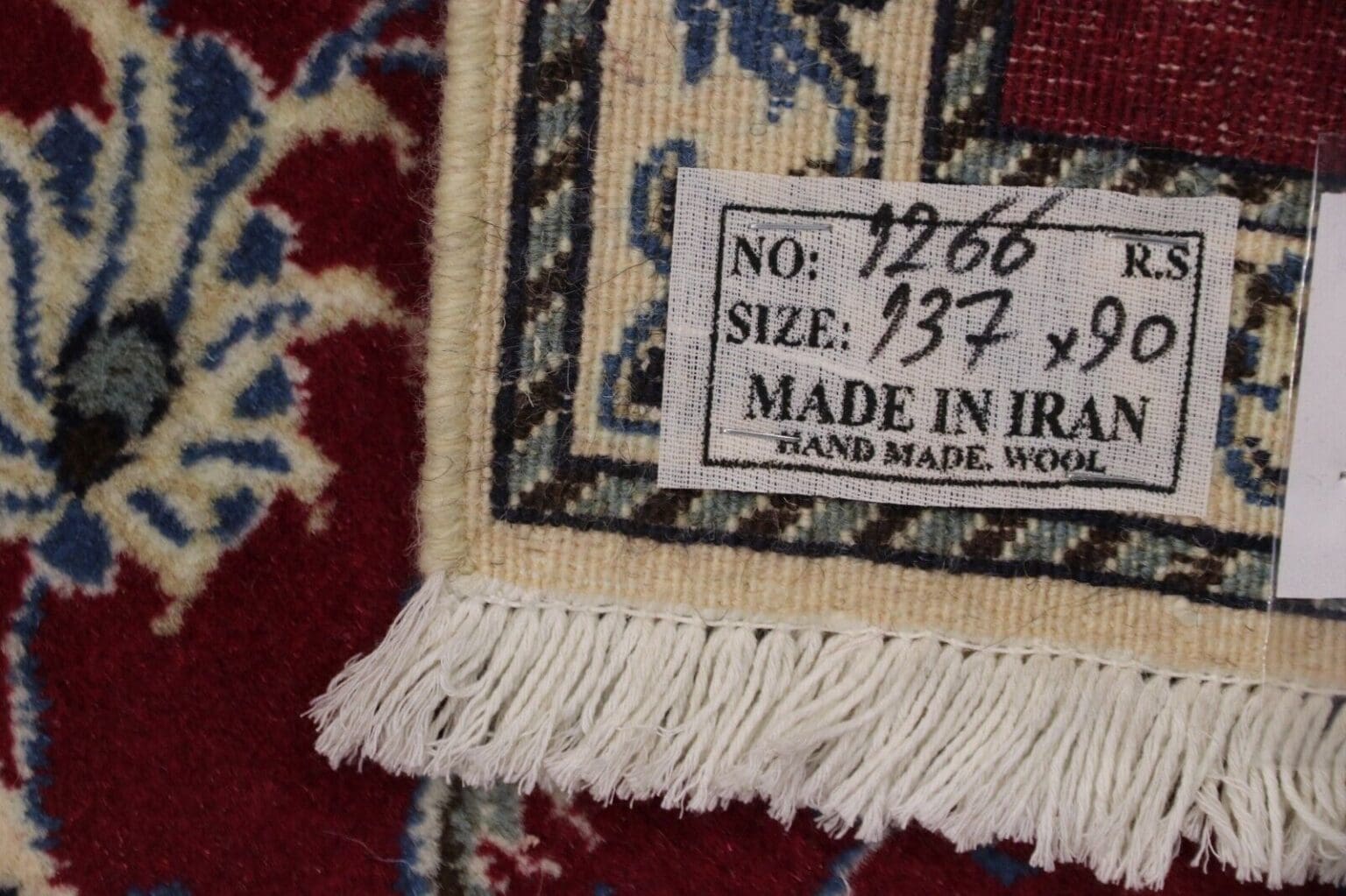 Persian Rug Nain 137 x 90 cm Wool Hand-knotted