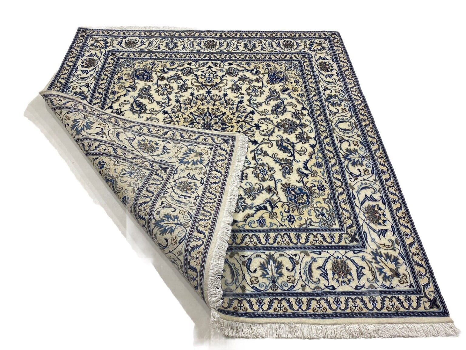 Persian Rug Nain 207 x 193 cm Wool Hand-knotted