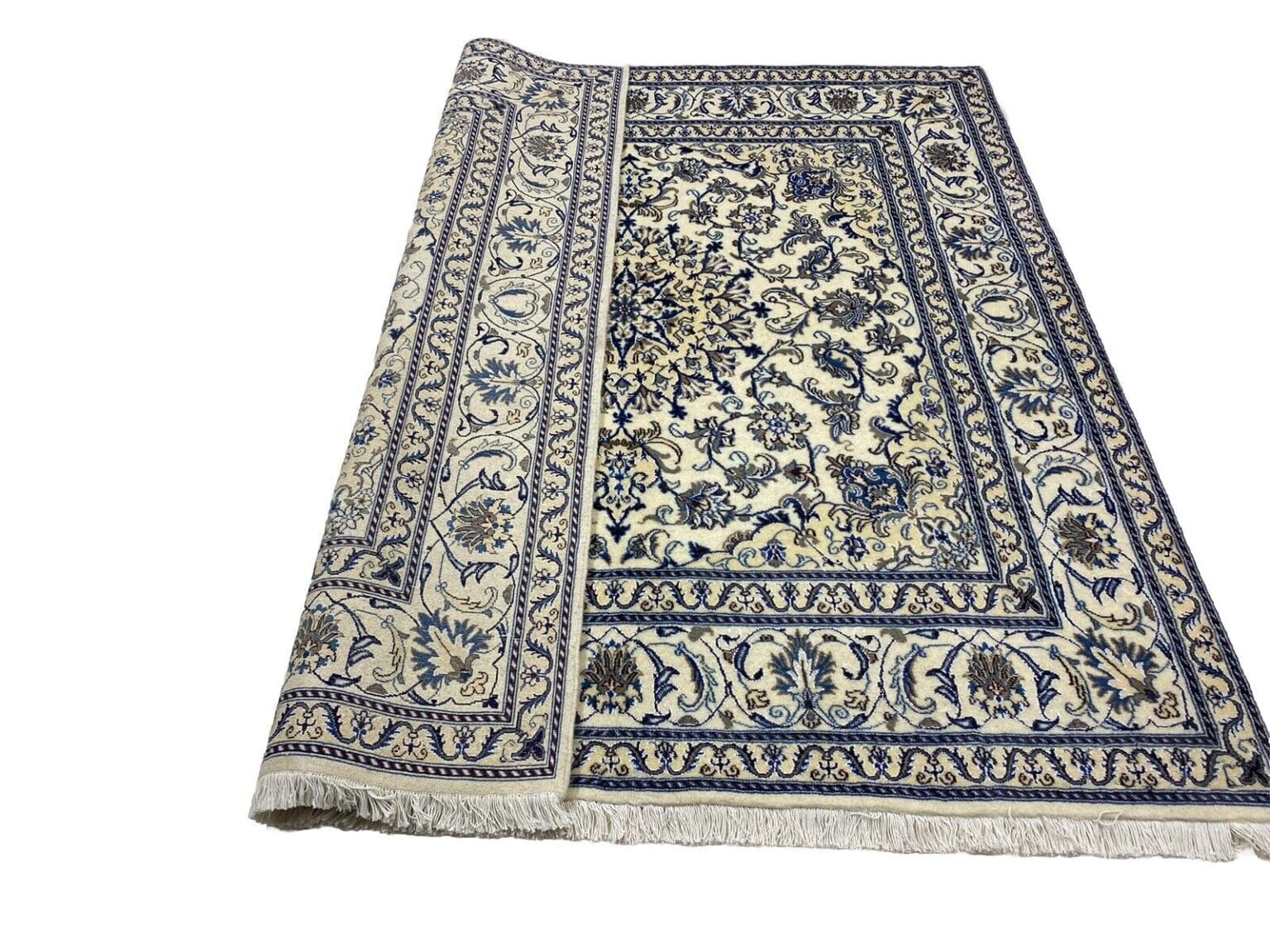 Persian Rug Nain 207 x 193 cm Wool Hand-knotted