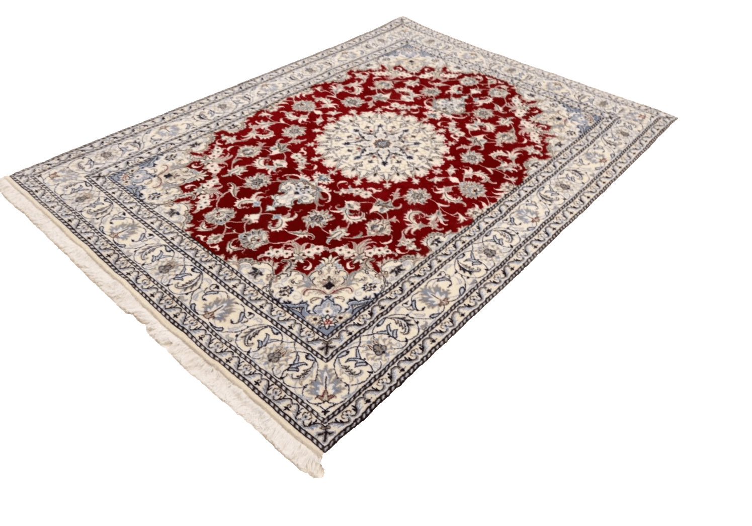 Persian Rug Nain 237 x 164 cm Wool Hand-knotted