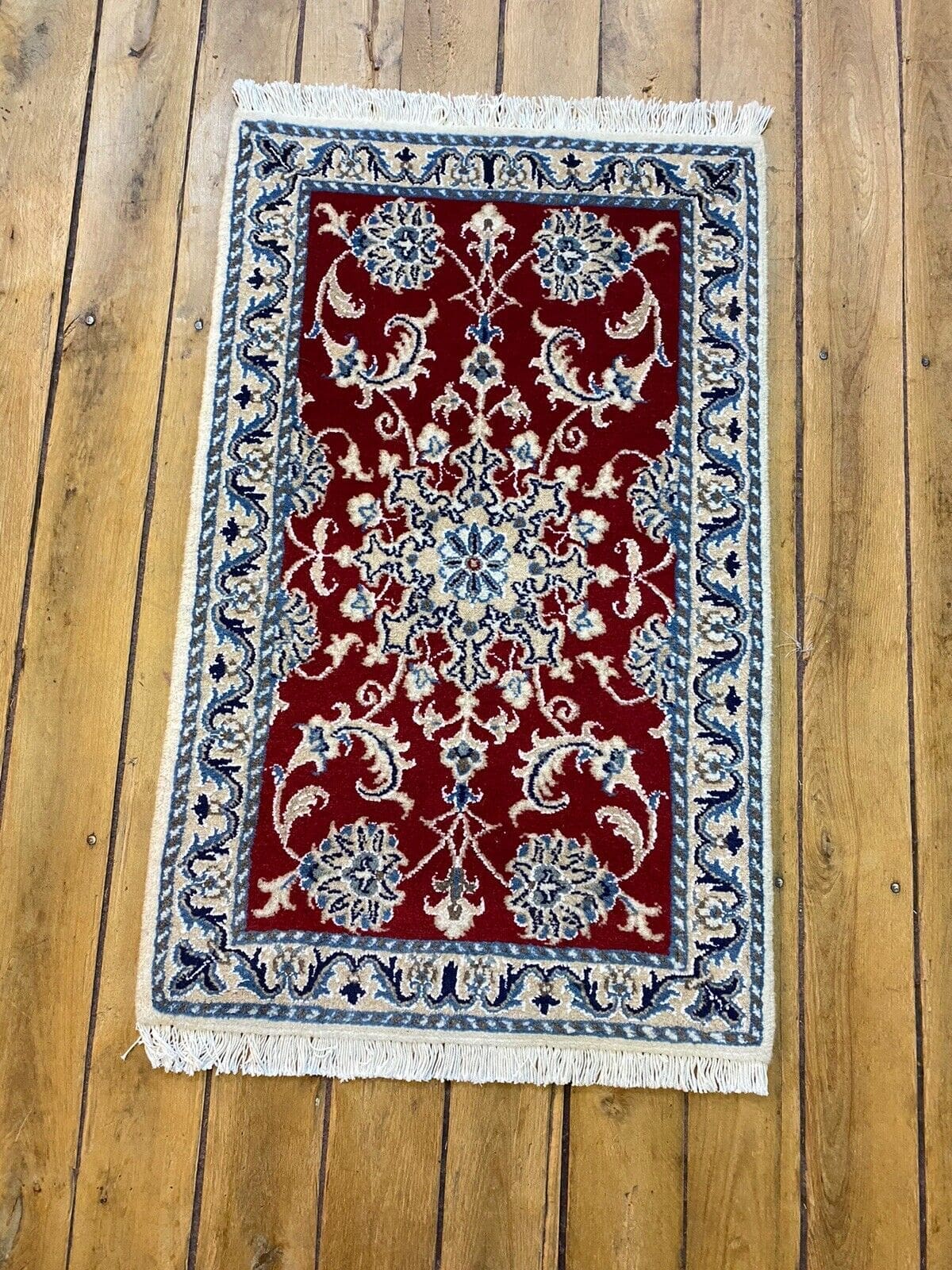 Persian Rug Nain 90 x 60 cm Wool Hand-knotted