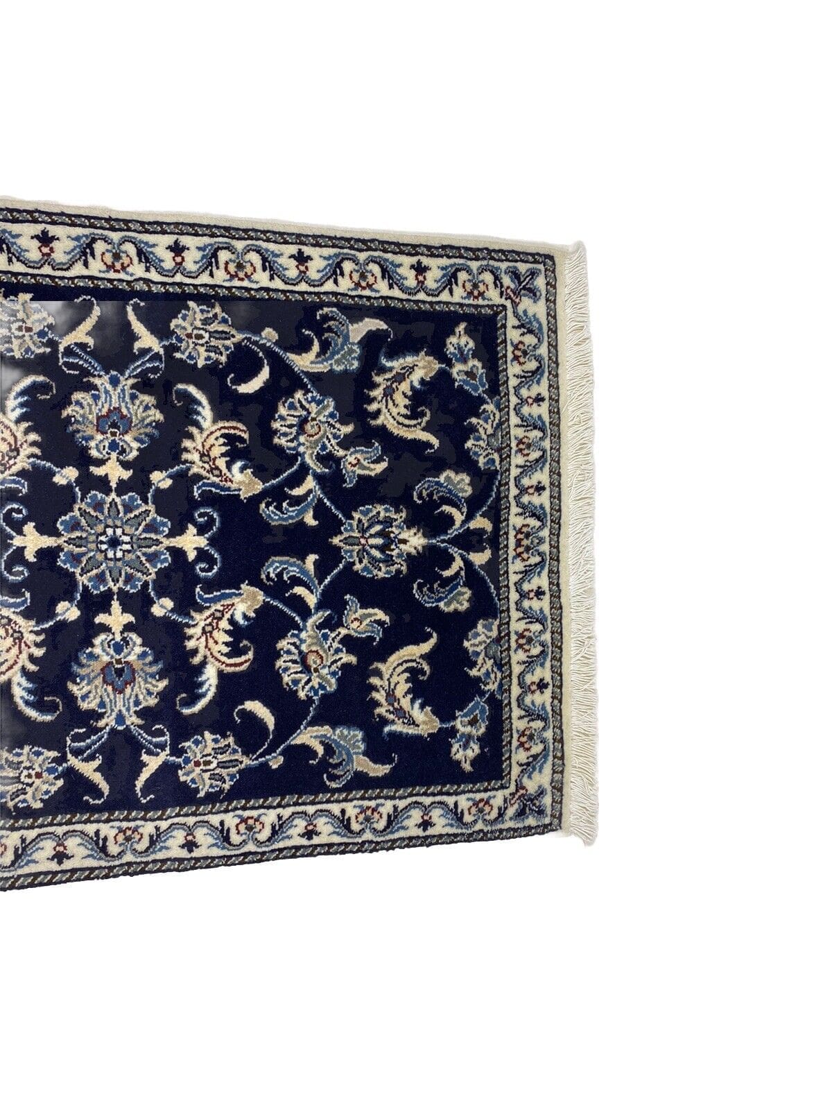 Persian Rug Nain 297 x 77 cm Wool Hand-knotted
