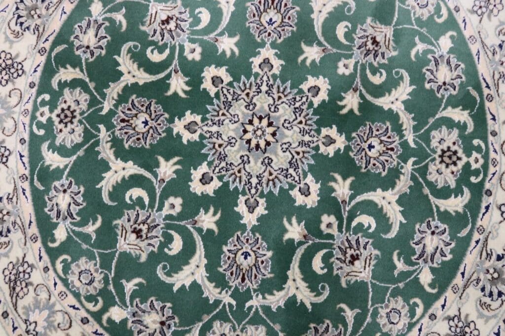 perserteppich-rund-150x150-cm-300000-knoten-m-90-schurwolle-10 Persian Rug Nain 150 x 150 cm Wool Hand-knotted