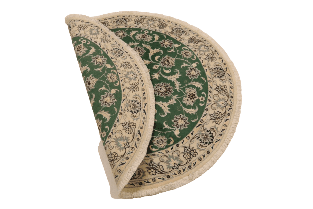 perserteppich-rund-150x150-cm-300000-knoten-m-90-schurwolle-10-1-3 Persian Rug Nain 150 x 150 cm Wool Hand-knotted