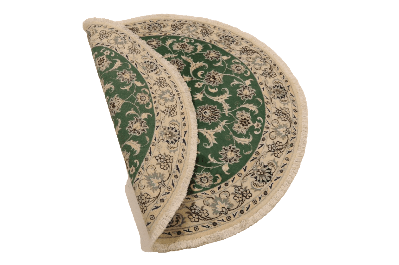 perserteppich-rund-150x150-cm-300000-knoten-m-90-schurwolle-10-1-3 Persian Rug Nain 150 x 150 cm Wool Hand-knotted
