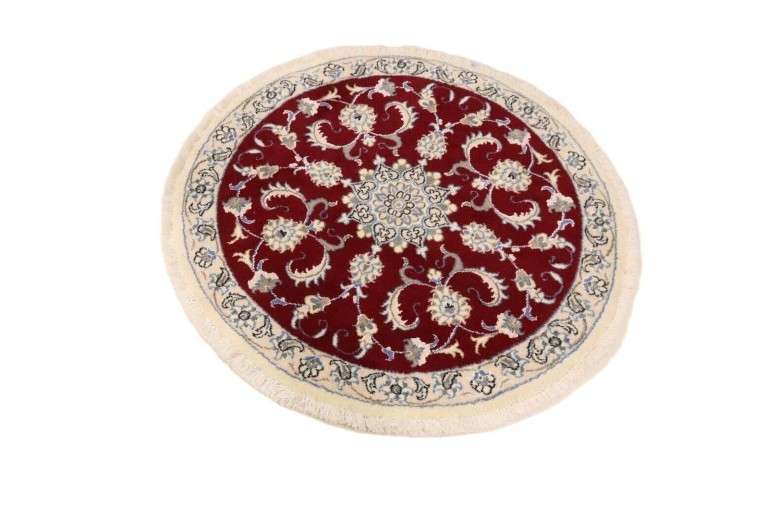 Persian Rug Nain 100 x 100 cm Wool Hand-knotted