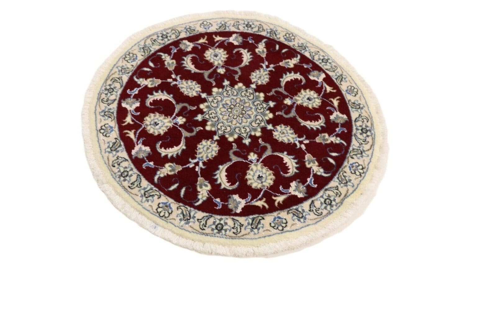 Persian Rug Nain 100 x 100 cm Wool Hand-knotted