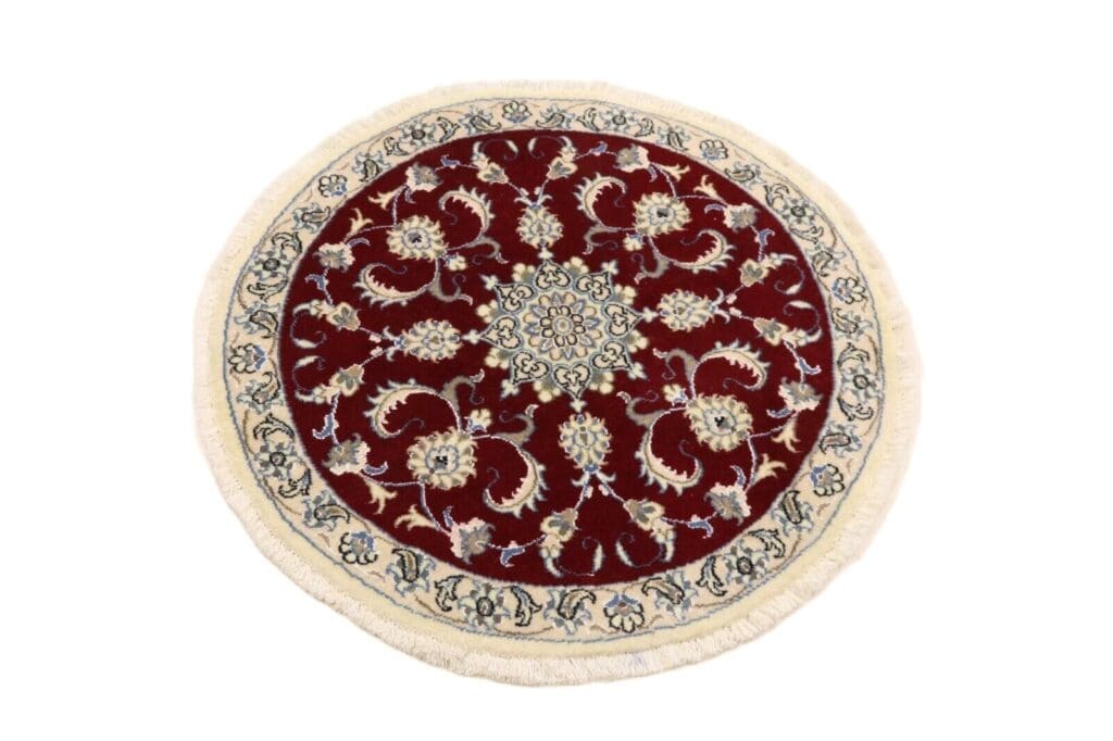Persian Rug Nain 100 x 100 cm Wool Hand-knotted