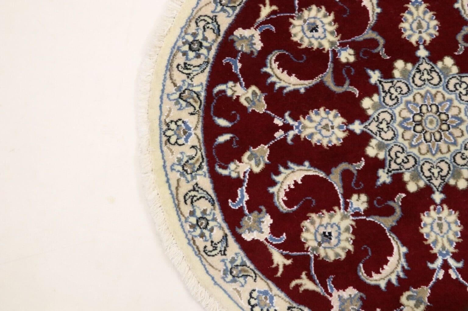 Persian Rug Nain 100 x 100 cm Wool Hand-knotted