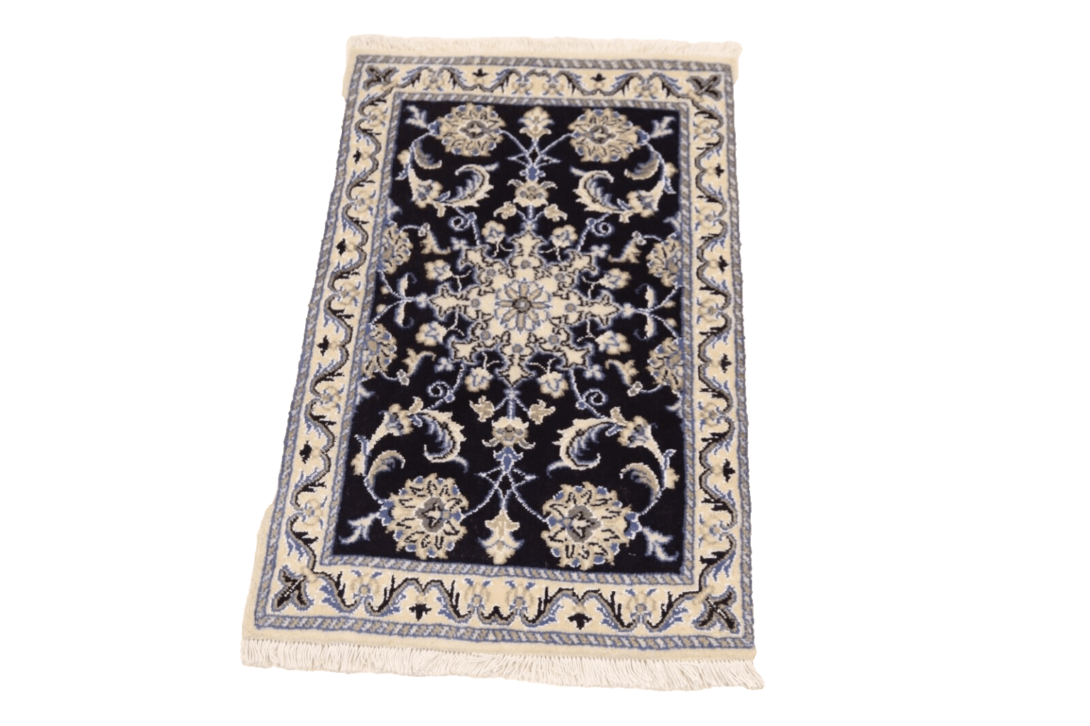 Persian Rug Nain 90 x 60 cm Wool Hand-knotted