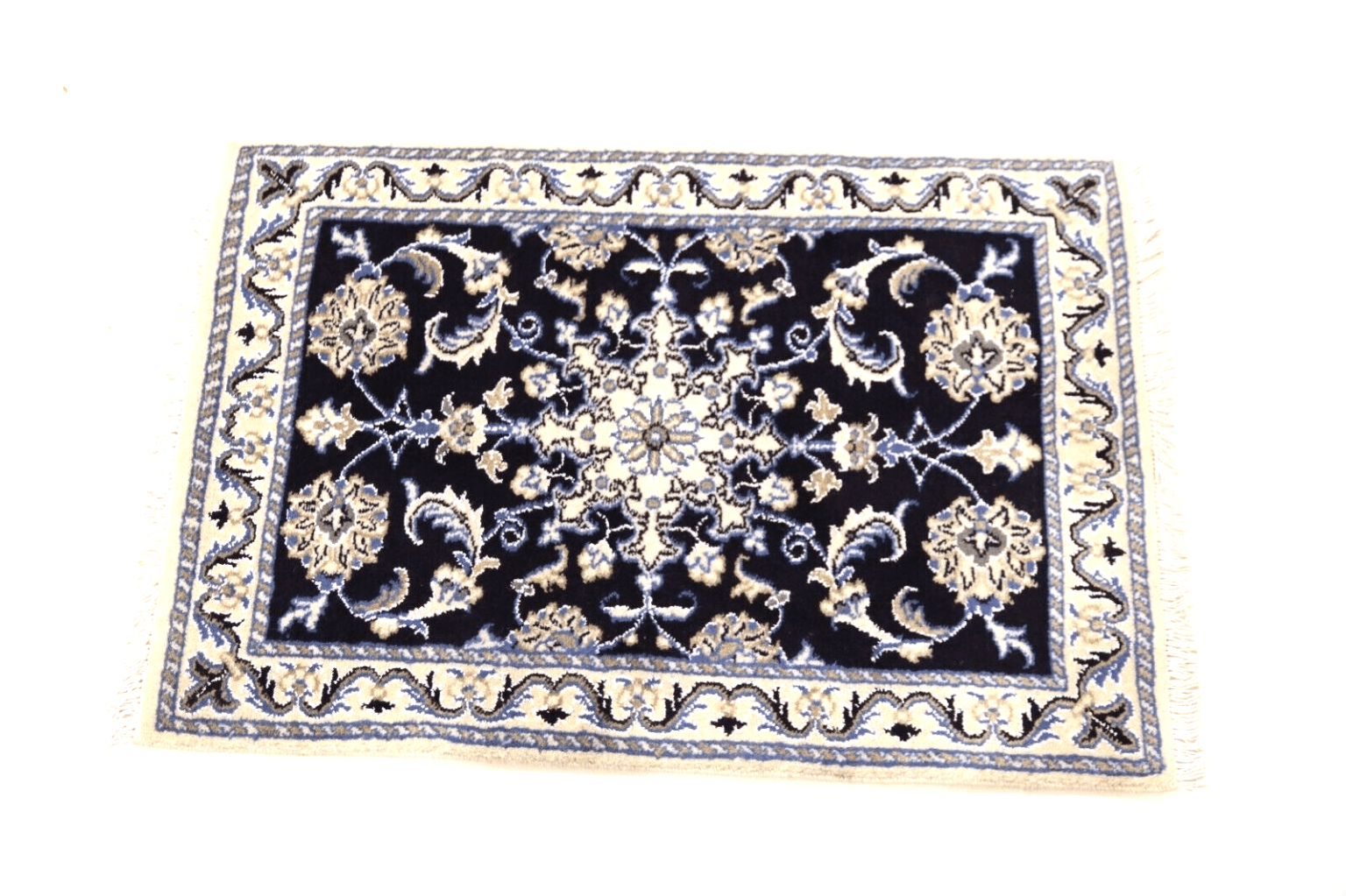 Persian Rug Nain 90 x 60 cm Wool Hand-knotted
