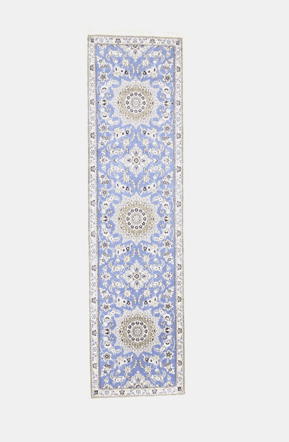 wunderschoner-nain-9-la-perserteppich-298-x-82-cm-mit-ca-500000-knoten-m-1-1 Persian Rug Nain 298 x 82 cm Hand-knotted (Sold)
