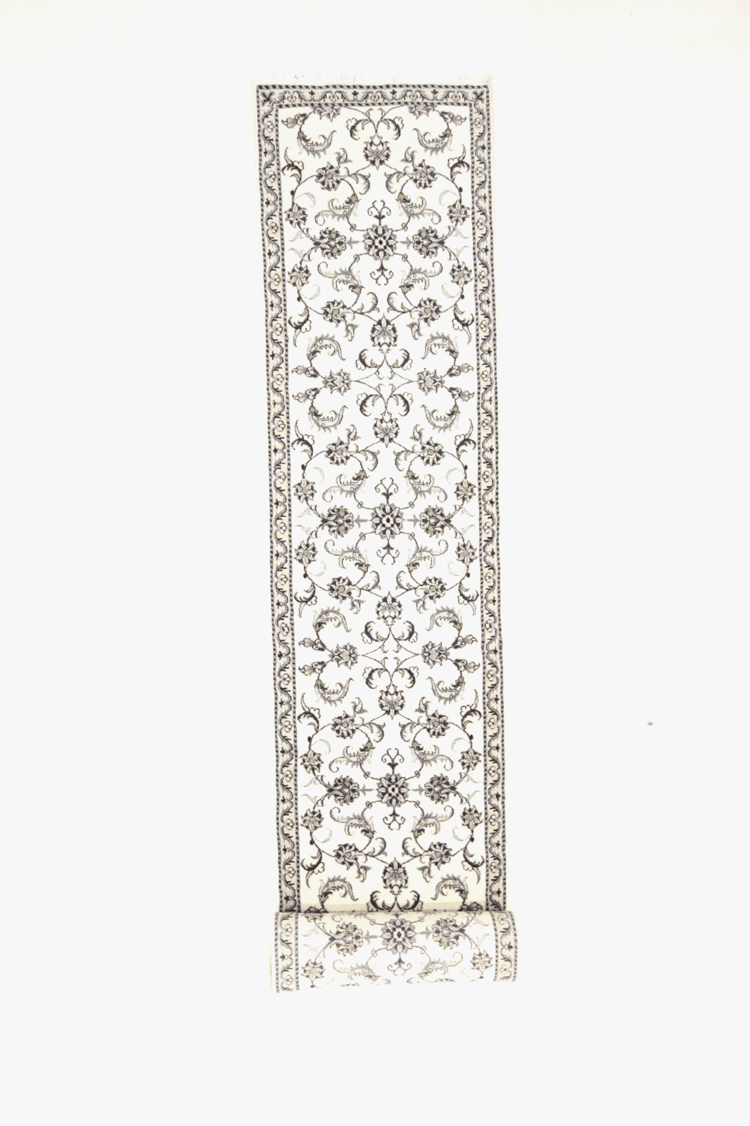 Persian Rug Nain 380 x 80 cm Wool Hand-knotted