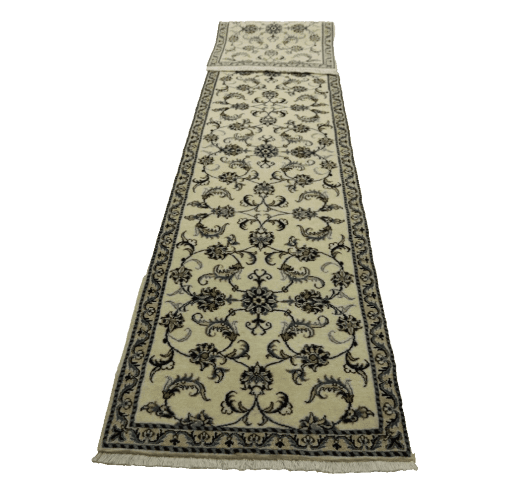 Persian Rug Nain 380 x 80 cm Wool Hand-knotted