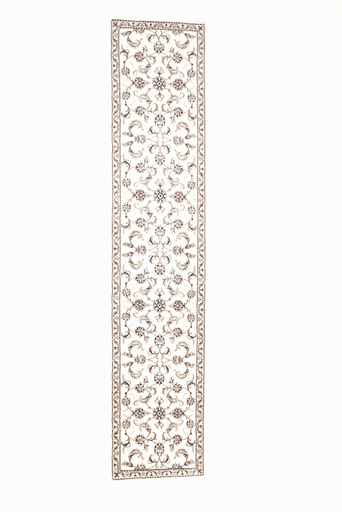 Persian Rug Nain 380 x 80 cm Wool Hand-knotted
