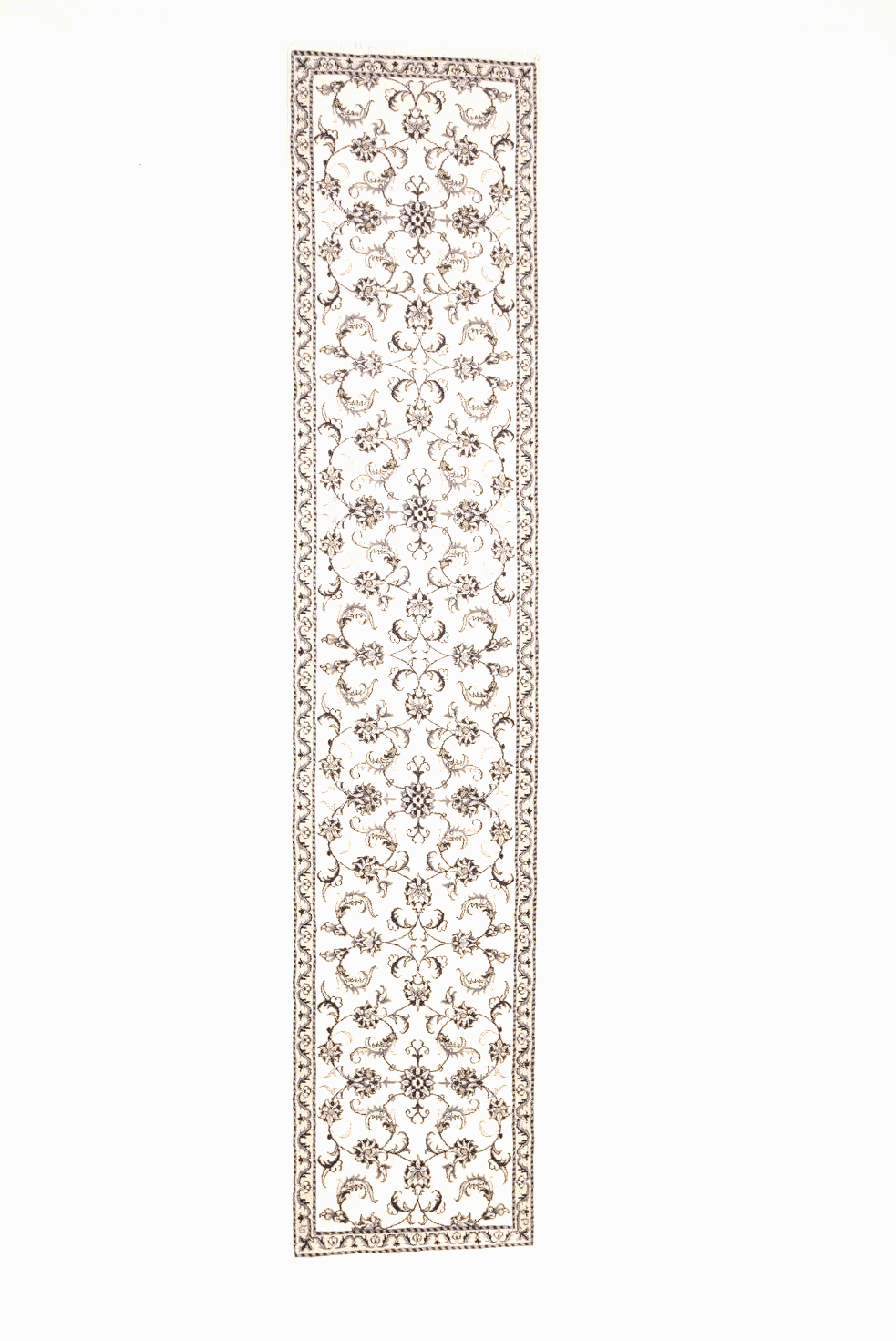Persian Rug Nain 380 x 80 cm Wool Hand-knotted