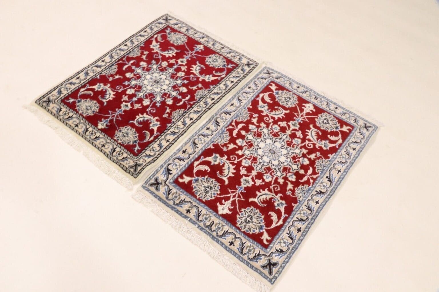 Persian Rug Nain 90 x 60 cm Wool Hand-knotted