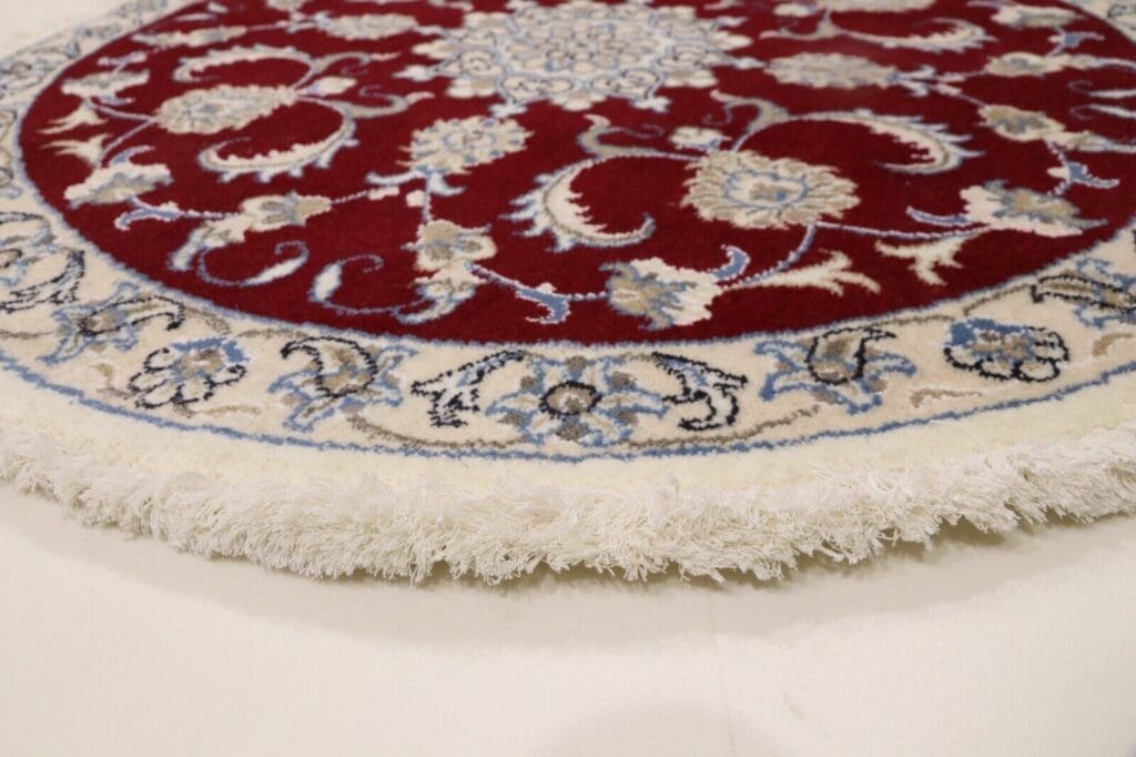 Persian Rug Nain 100 x 100 cm Wool Hand-knotted