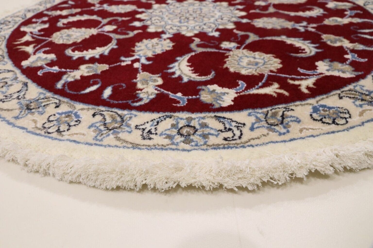 Persian Rug Nain 100 x 100 cm Wool Hand-knotted