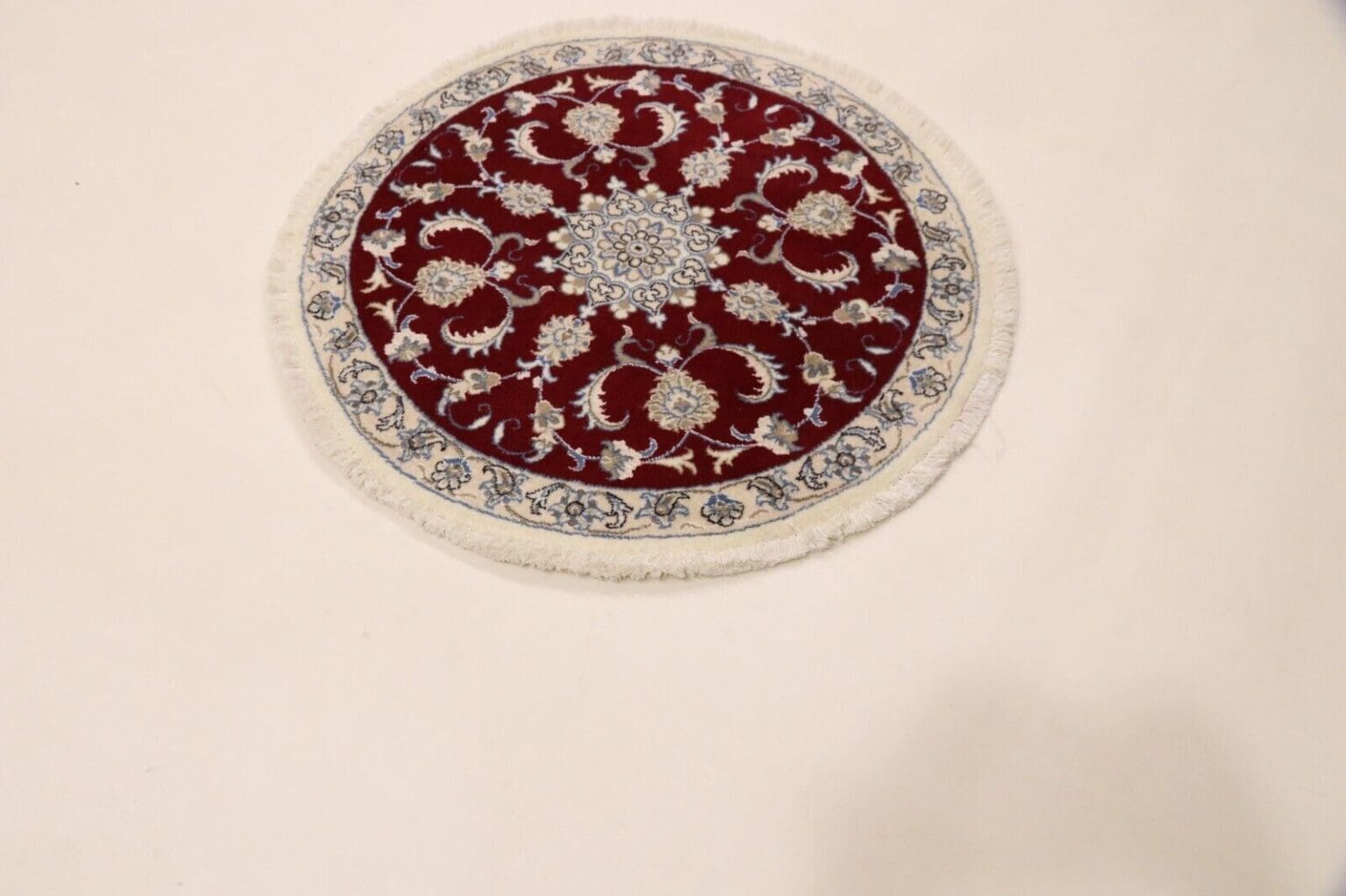 Persian Rug Nain 100 x 100 cm Wool Hand-knotted