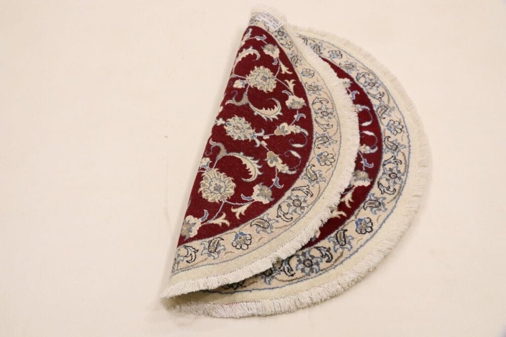 Persian Rug Nain 100 x 100 cm Wool Hand-knotted