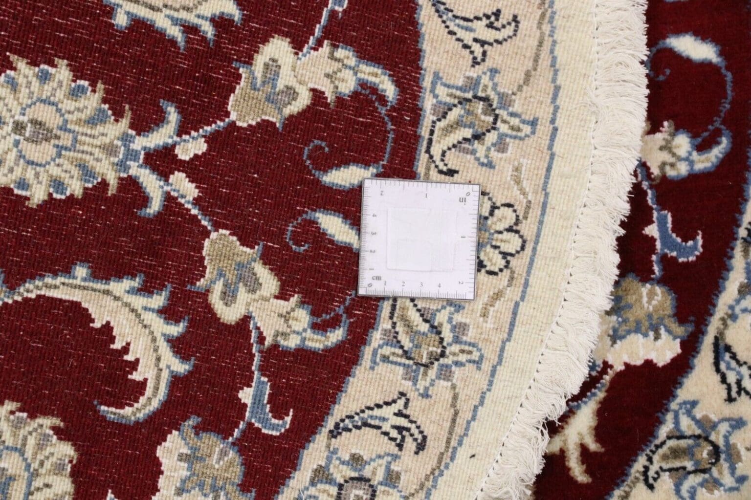 Persian Rug Nain 100 x 100 cm Wool Hand-knotted