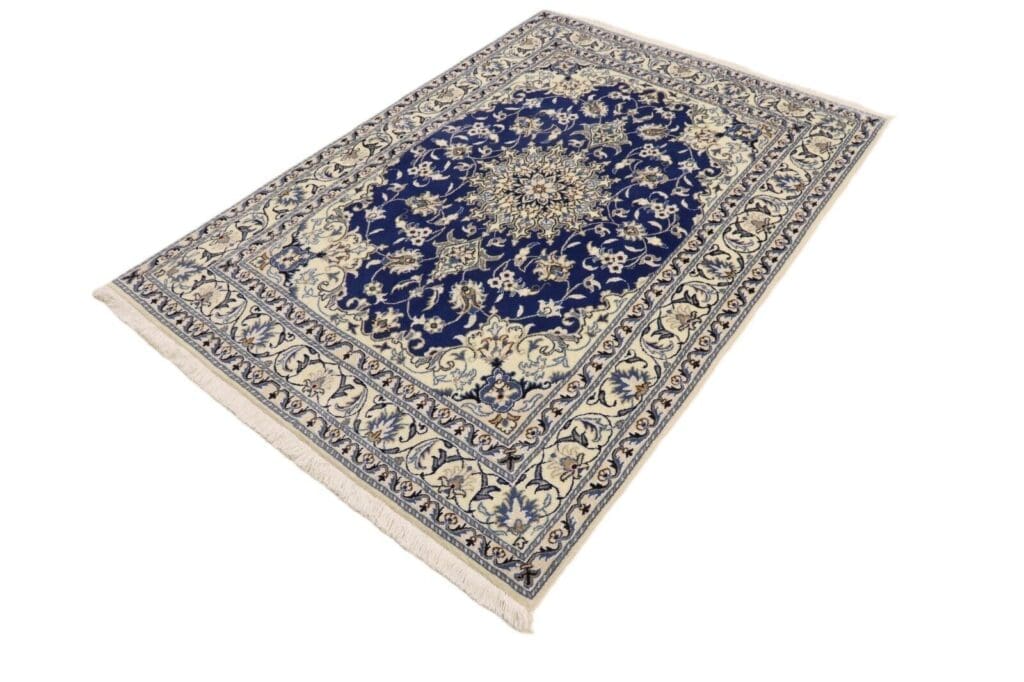 perserteppich-nain-198x142-cm-300000-knoten-m-90-schurwolle-10-1-3 Persian Rug Nain 198 x 142 cm Wool Hand-knotted