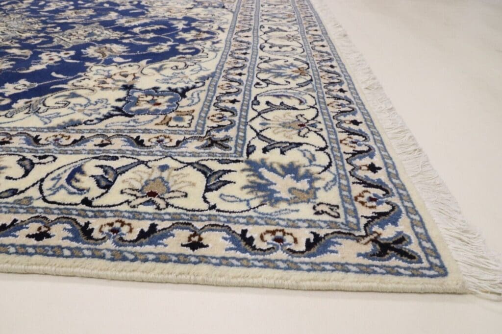 perserteppich-nain-198x142-cm-300000-knoten-m-90-schurwolle-10-1-6 Persian Rug Nain 198 x 142 cm Wool Hand-knotted