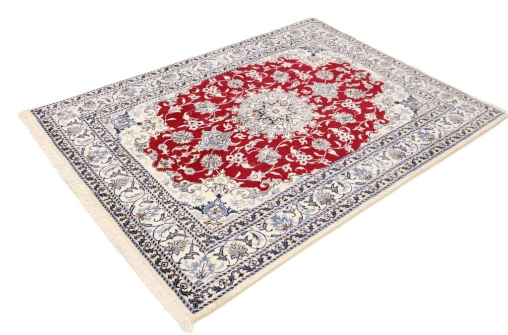 Persian Rug Nain 202x148 cm Wool Hand-knotted