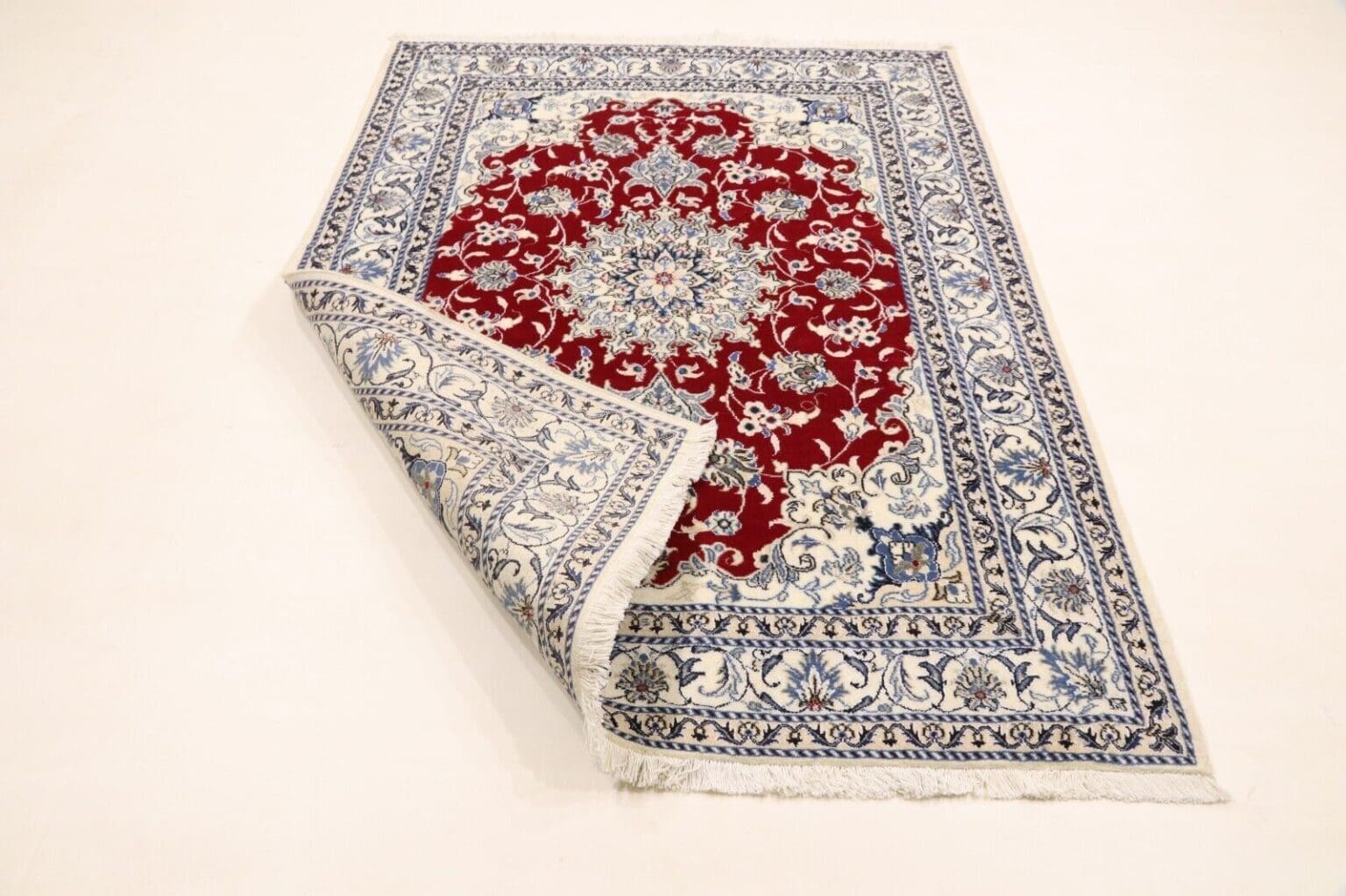 Persian Rug Nain 202x148 cm Wool Hand-knotted