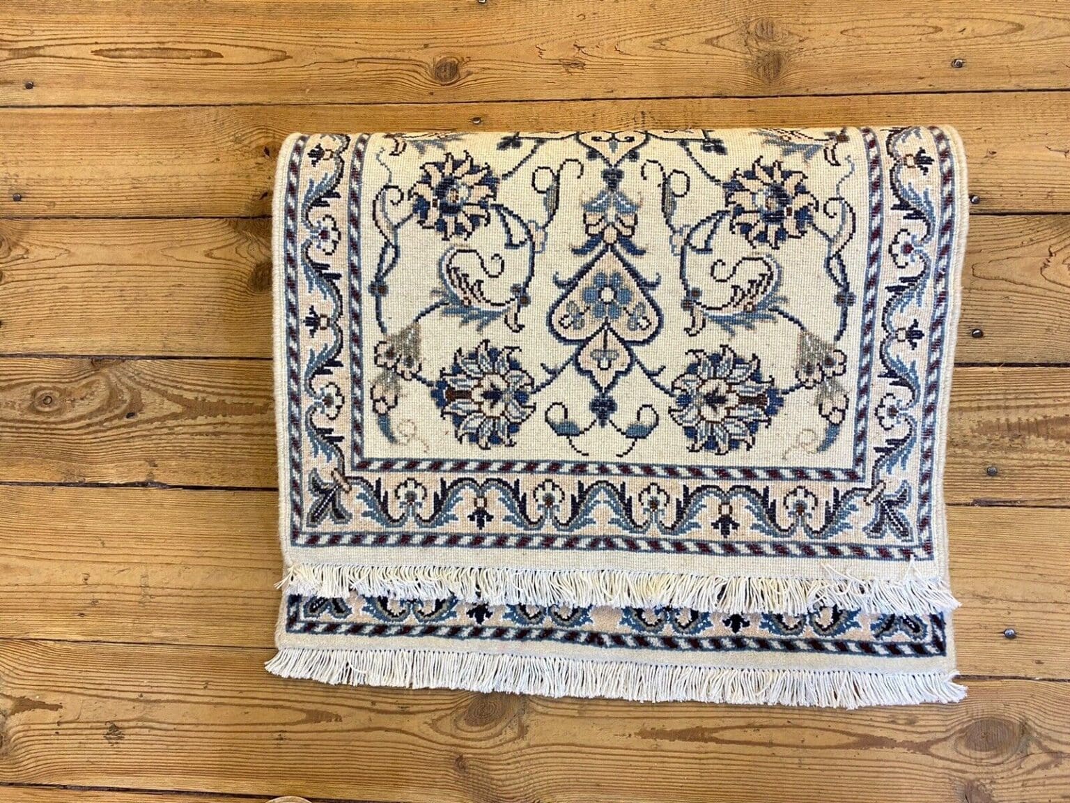 Persian Rug Nain 90 x 60 cm Wool Hand-knotted
