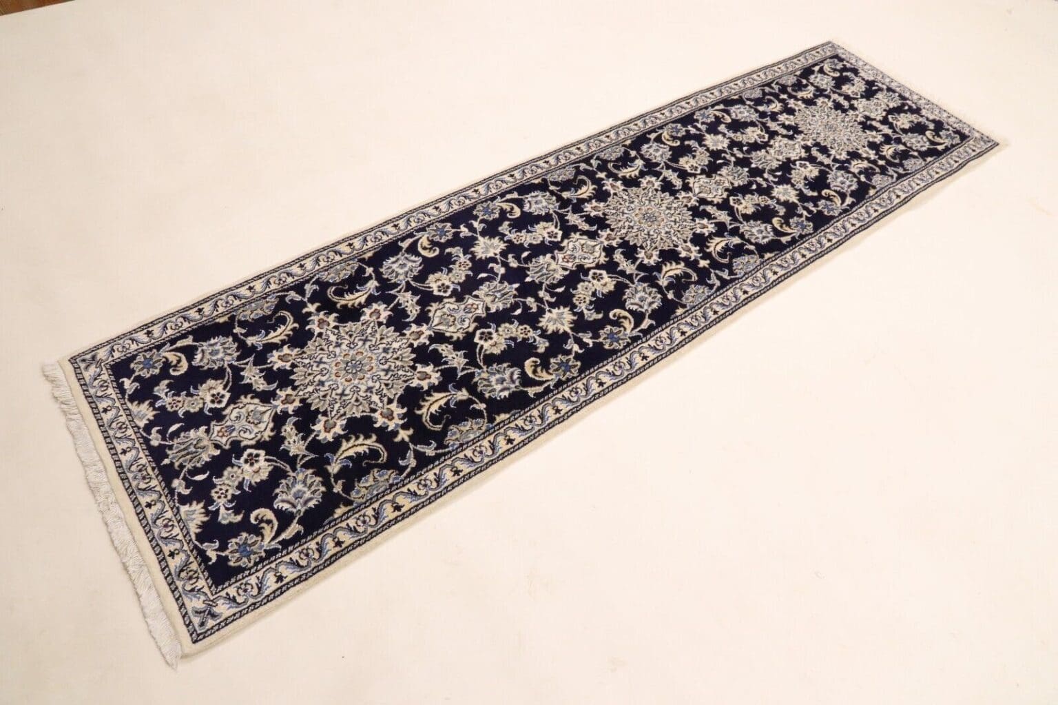 Persian Rug Nain 290 x 77 cm Wool Hand-knotted