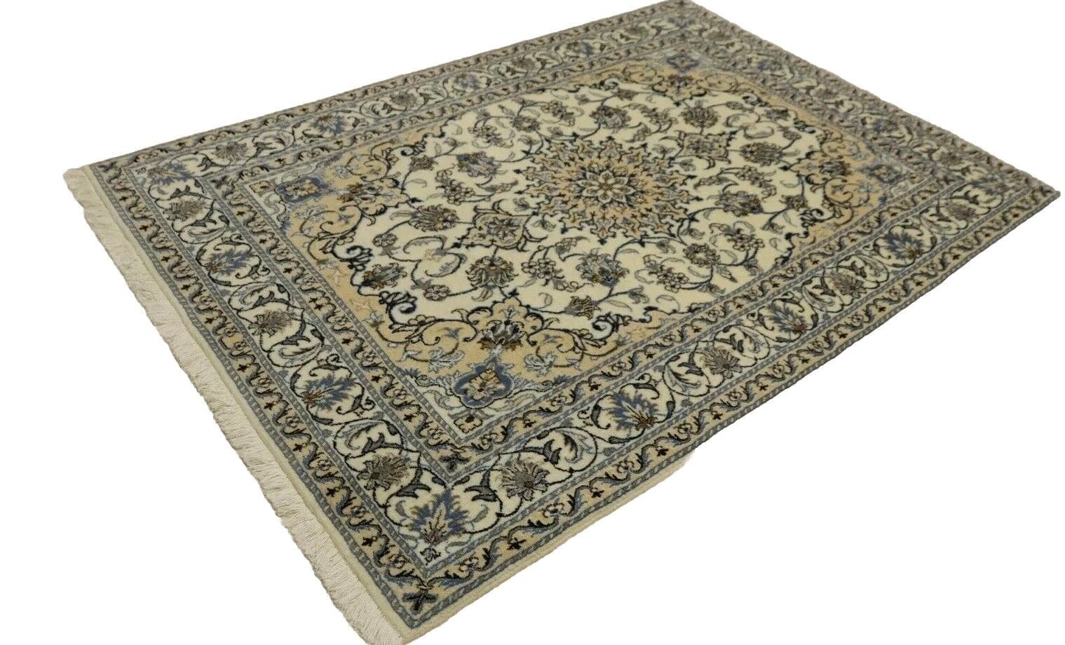 wunderschoner-orientteppich-super-nain-200-x-144-cm-ca-300000-knoten-m-1-1 Persian Rug Super Nain 200 x 144 cm Wool Hand-knotted