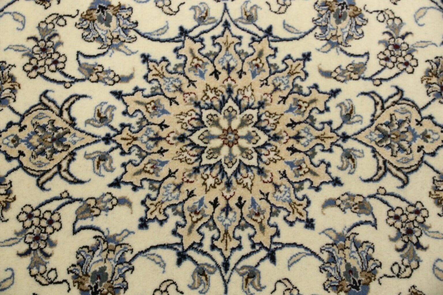 wunderschoner-orientteppich-super-nain-200-x-144-cm-ca-300000-knoten-m-1-2 Persian Rug Super Nain 200 x 144 cm Wool Hand-knotted