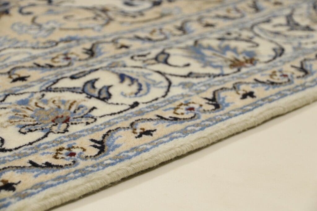 wunderschoner-orientteppich-super-nain-200-x-144-cm-ca-300000-knoten-m-1-6 Persian Rug Super Nain 200 x 144 cm Wool Hand-knotted
