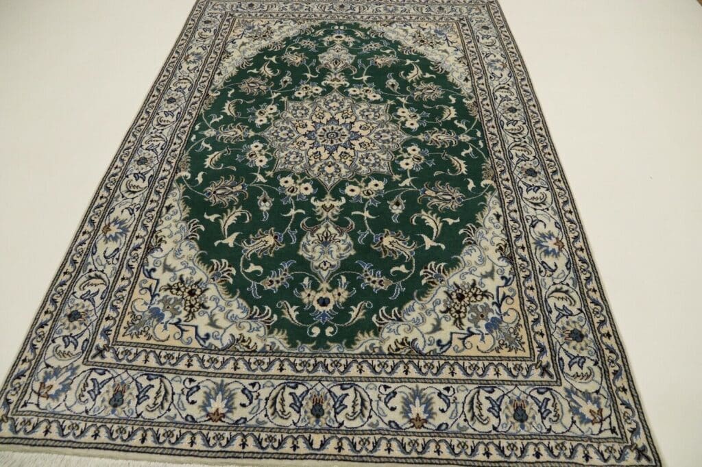wunderschoner-perserteppich-nain-237-x-166-cm-300000-knoten-m-90-1-1 Persian Rug Nain 237 x 166 cm Wool Hand-knotted