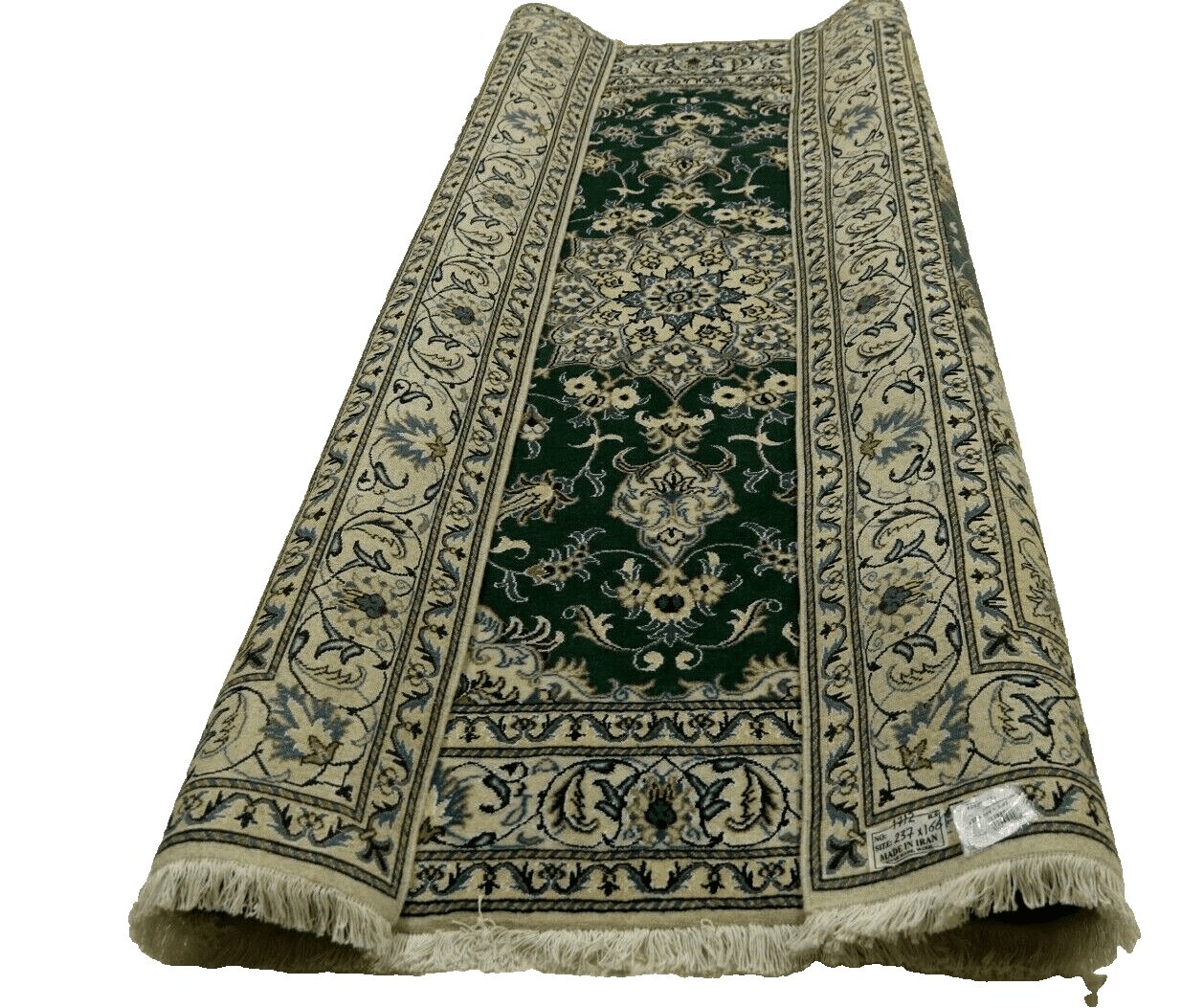 wunderschoner-perserteppich-nain-237-x-166-cm-300000-knoten-m-90-1-5 Persian Rug Nain 237 x 166 cm Wool Hand-knotted