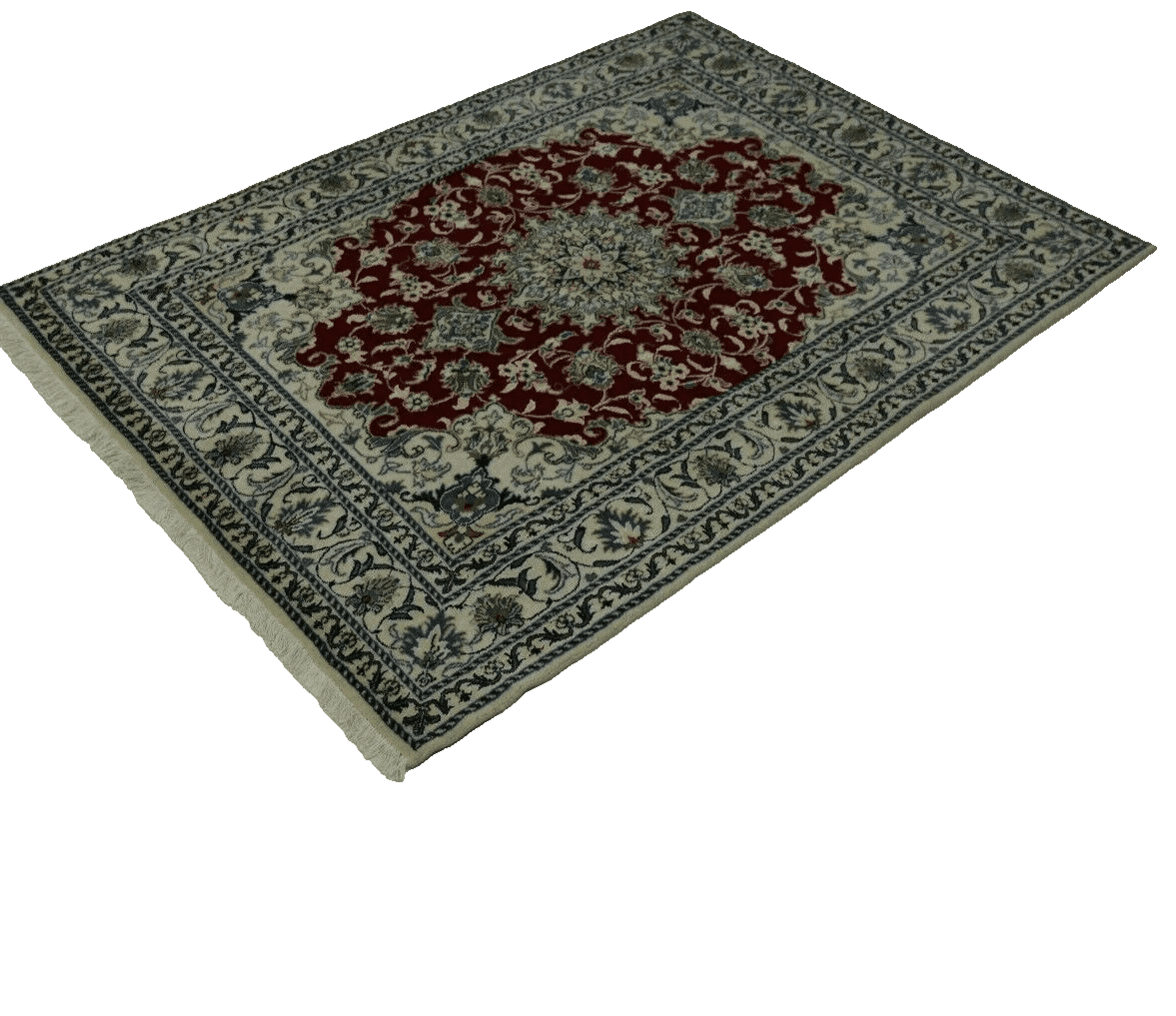 Persian Rug Nain 191 x 147 cm Wool Hand-knotted