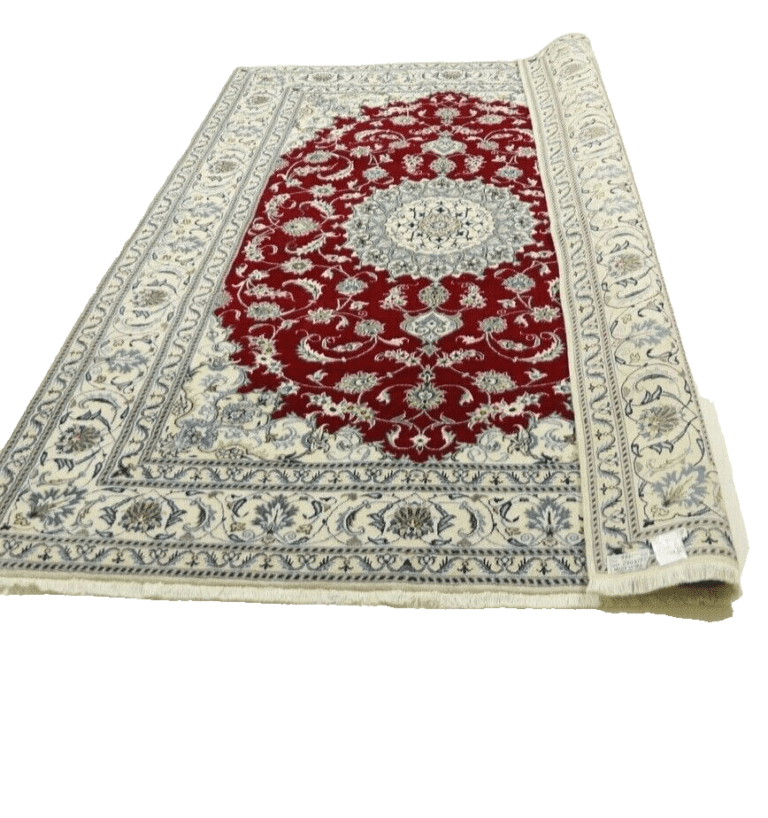 wunderschoner-perserteppich-nain-290-x-197-cm-ca-300000-knoten-m-90-1-4 Persian Rug Nain 290 x 197 cm Wool Hand-knotted