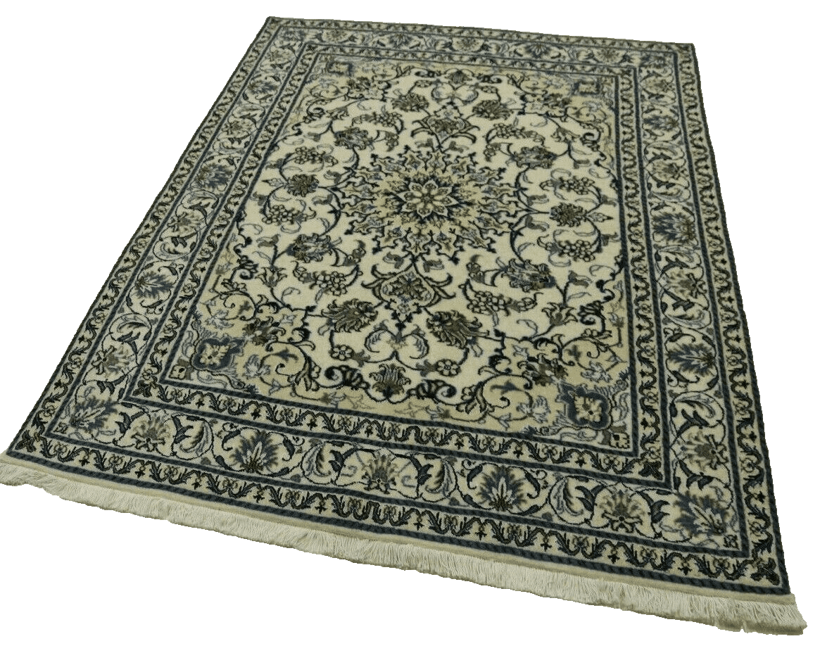 Persian Rug Nain 197 x 149 cm Wool Hand-knotted
