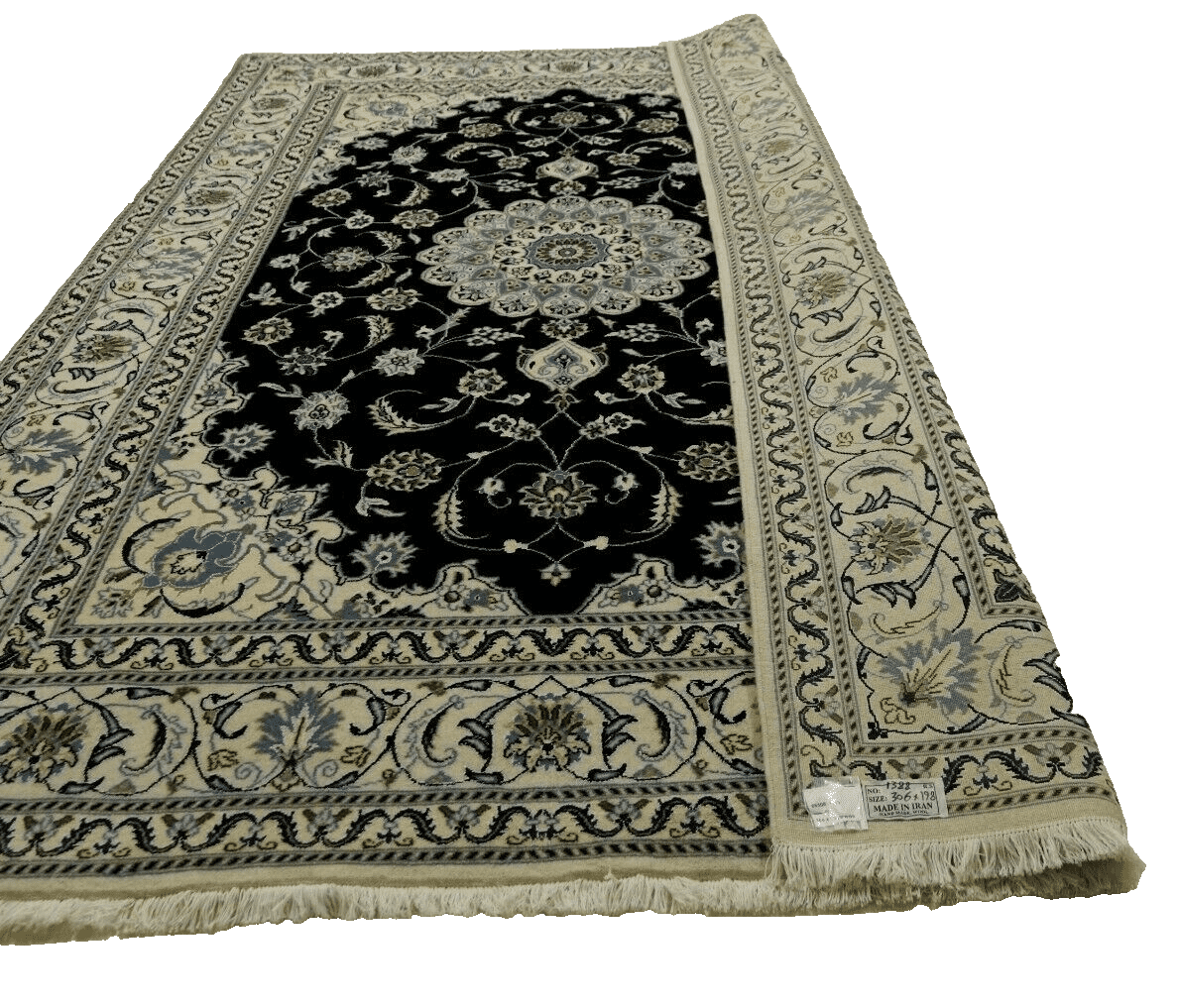 Persian Rug Nain 306 x 198 cm Wool Hand-knotted