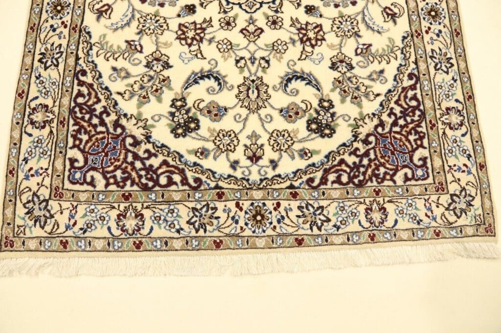 wunderschoner-super-nain-9-la-perserteppich-147-x-100-cm-500000-2 Persian Rug Nain 147 x 100 cm Cork Wool Hand-knotted