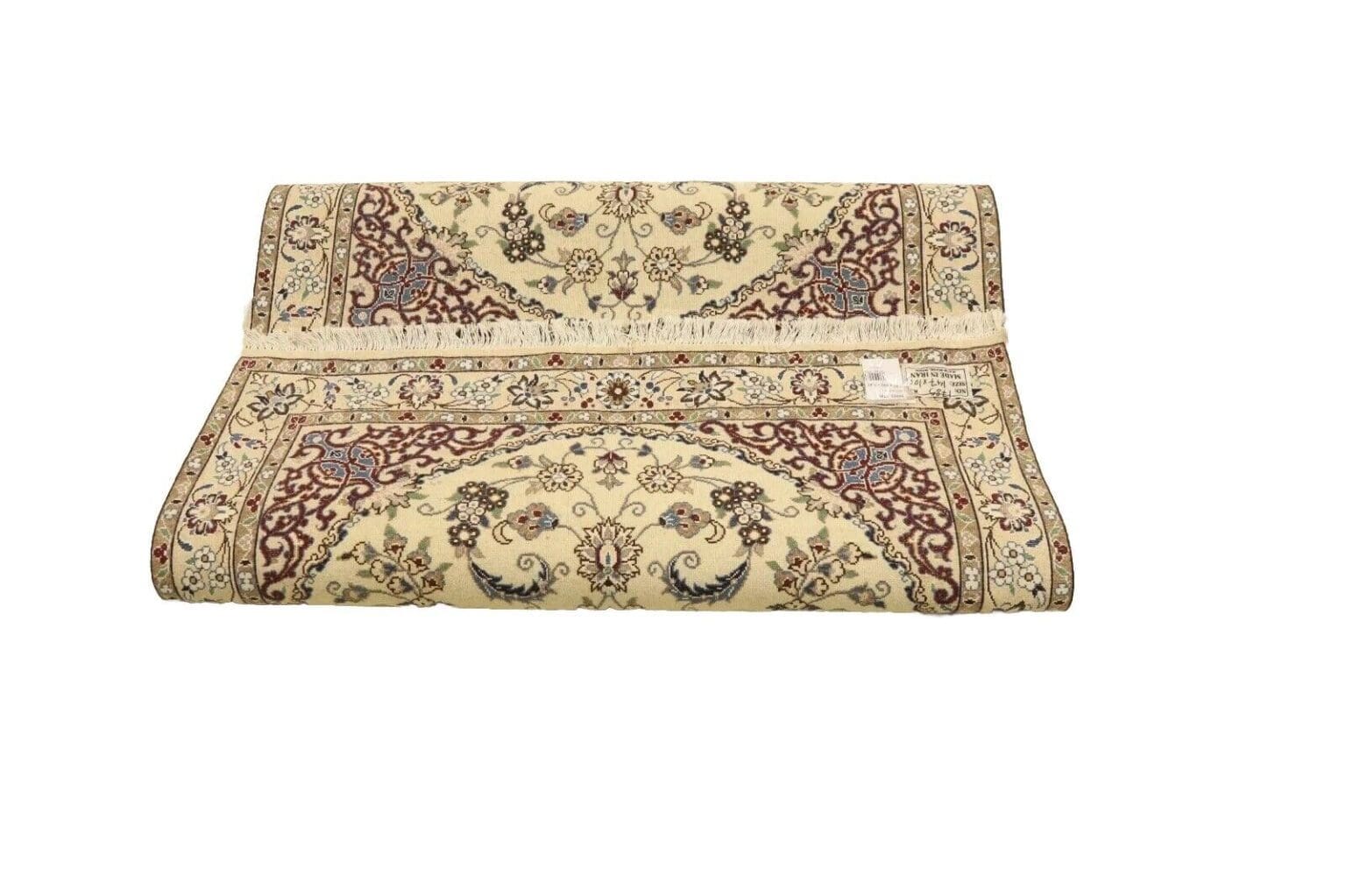 wunderschoner-super-nain-9-la-perserteppich-147-x-100-cm-500000-4 Persian Rug Nain 147 x 100 cm Cork Wool Hand-knotted