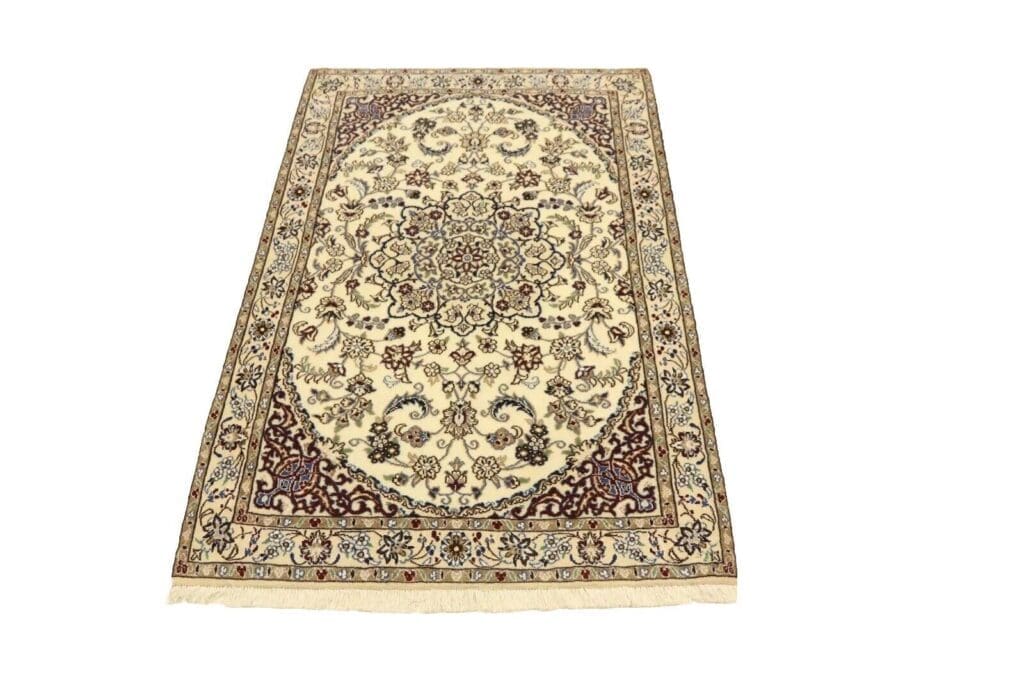 wunderschoner-super-nain-9-la-perserteppich-147-x-100-cm-500000-5 Persian Rug Nain 147 x 100 cm Cork Wool Hand-knotted