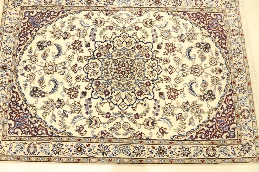 wunderschoner-super-nain-9-la-perserteppich-147-x-100-cm-500000-6 Persian Rug Nain 147 x 100 cm Cork Wool Hand-knotted