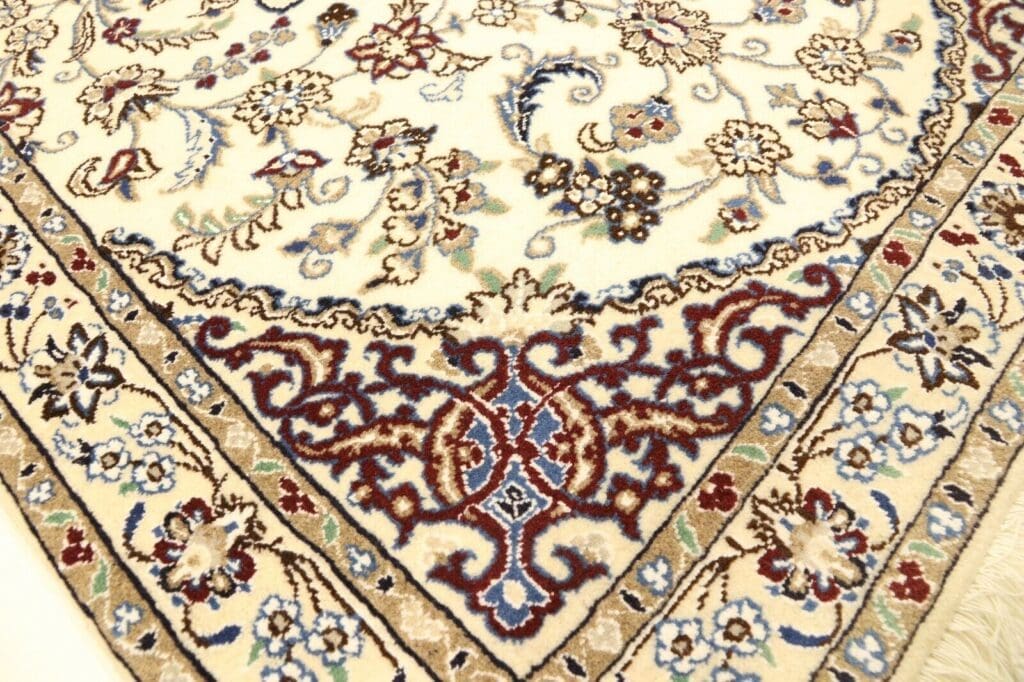 wunderschoner-super-nain-9-la-perserteppich-147-x-100-cm-500000-7 Persian Rug Nain 147 x 100 cm Cork Wool Hand-knotted