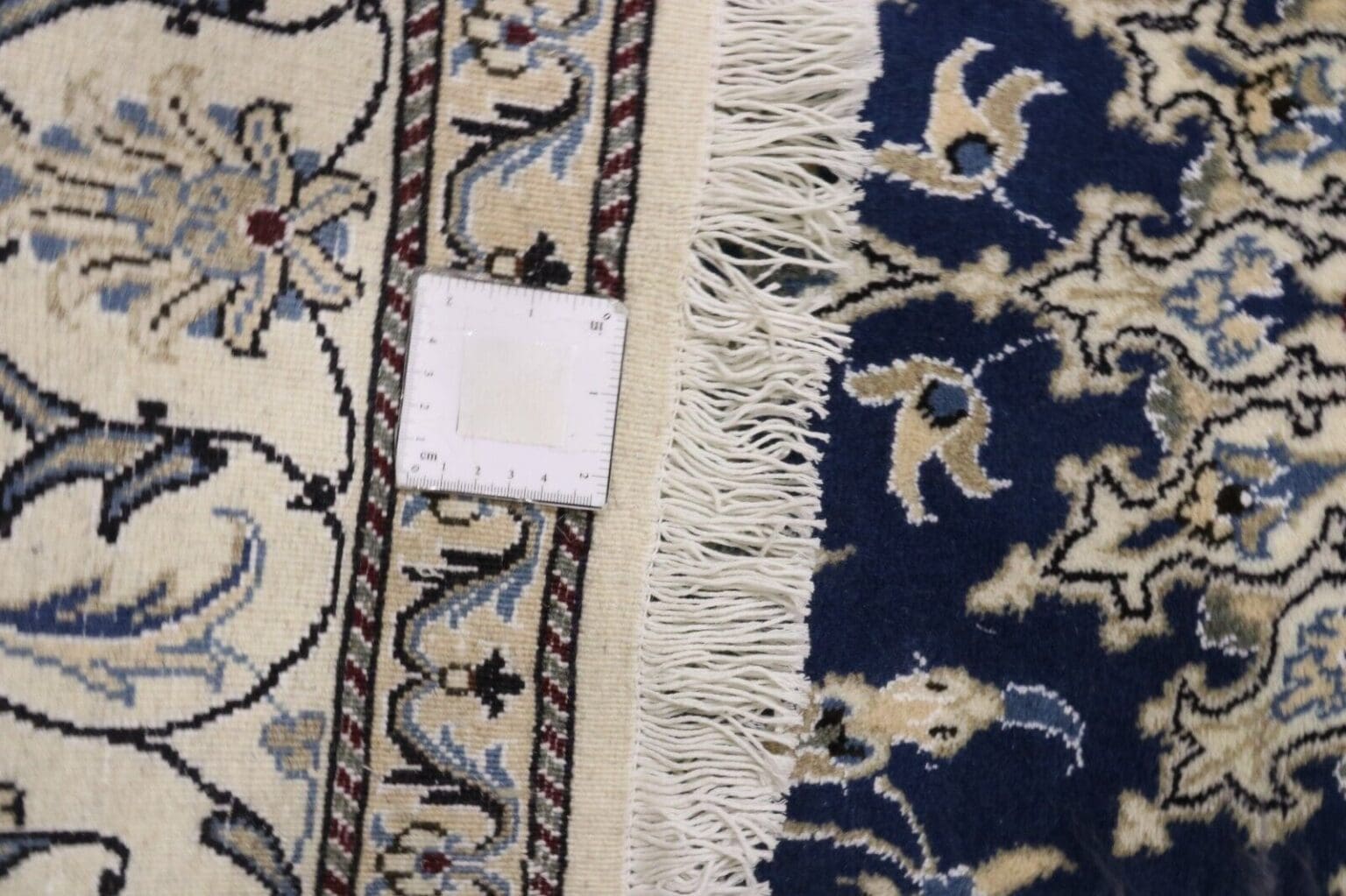 Persian Rug Nain 215 x 153 cm Wool Hand-knotted