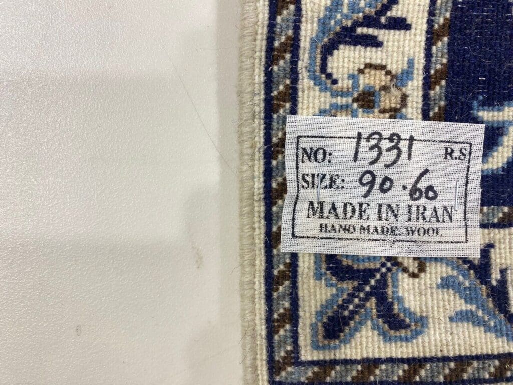 Persian Rug Nain 90 x 60 cm Wool Hand-knotted